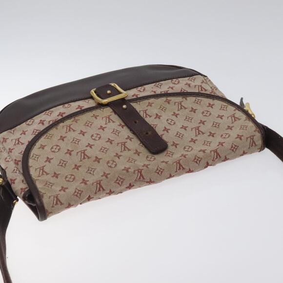 LOUIS VUITTON Monogram Mini Belanger Shoulder Bag Red Ｍ92171 M92171 - Picture 6 of 13